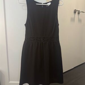 H&M Black Sleeveless Dress with Cutouts